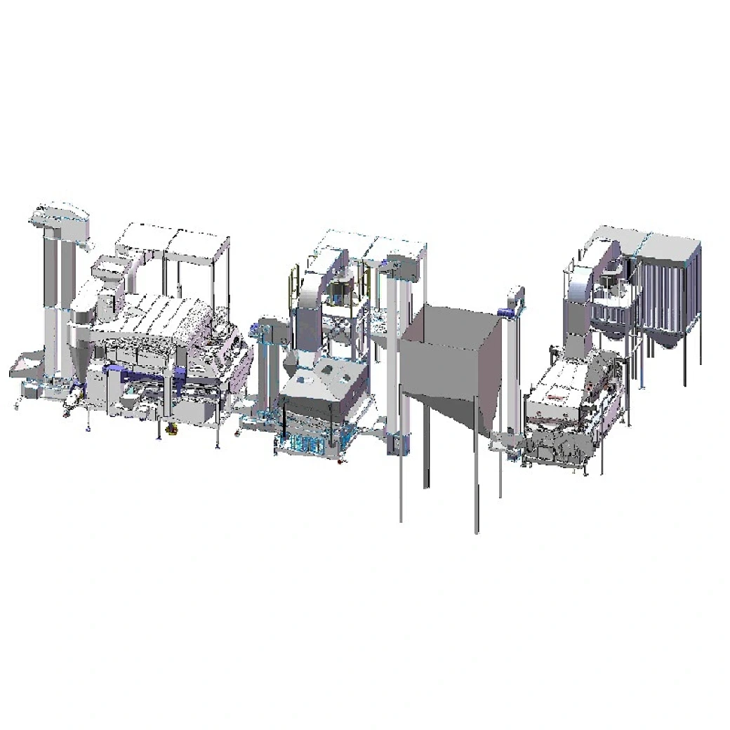 Grains Cleaning Processing Line