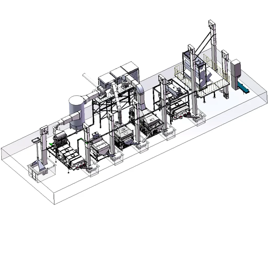 Beans and Pulses Cleaning Processing Plant