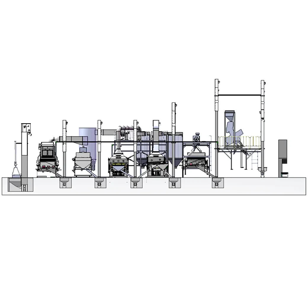 Beans and Pulses Cleaning Processing Plant