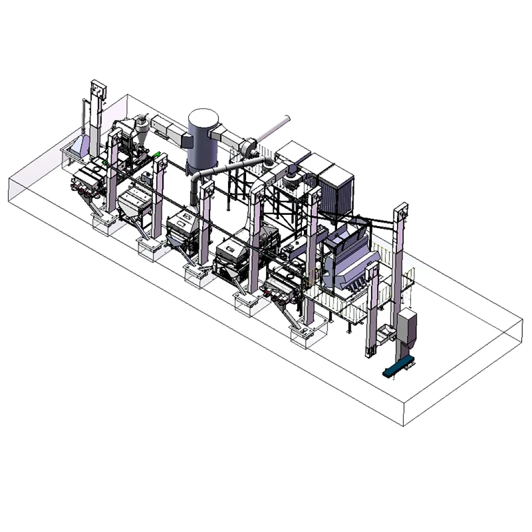 Beans and Pulses Cleaning Processing Plant