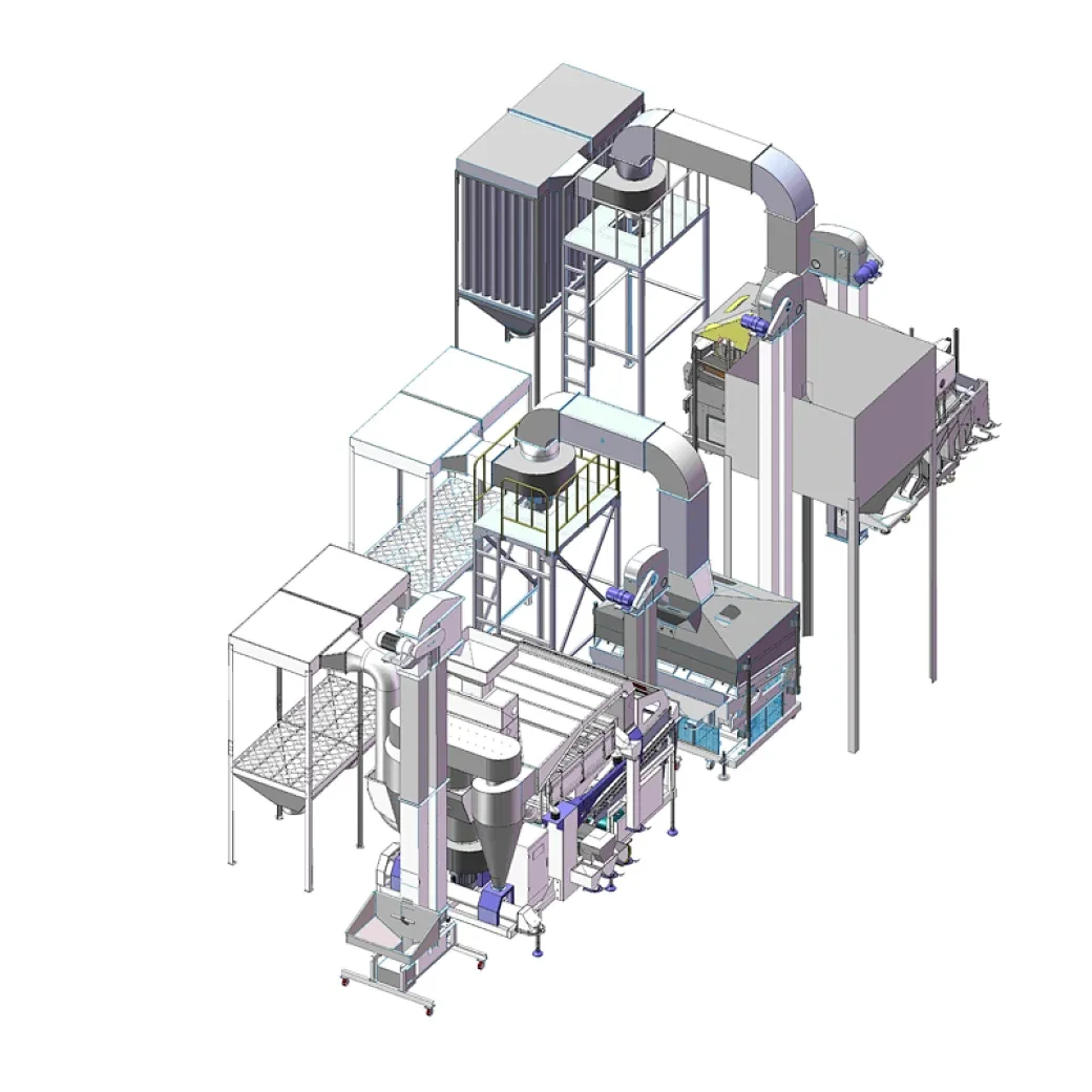 Grains Cleaning Processing Line