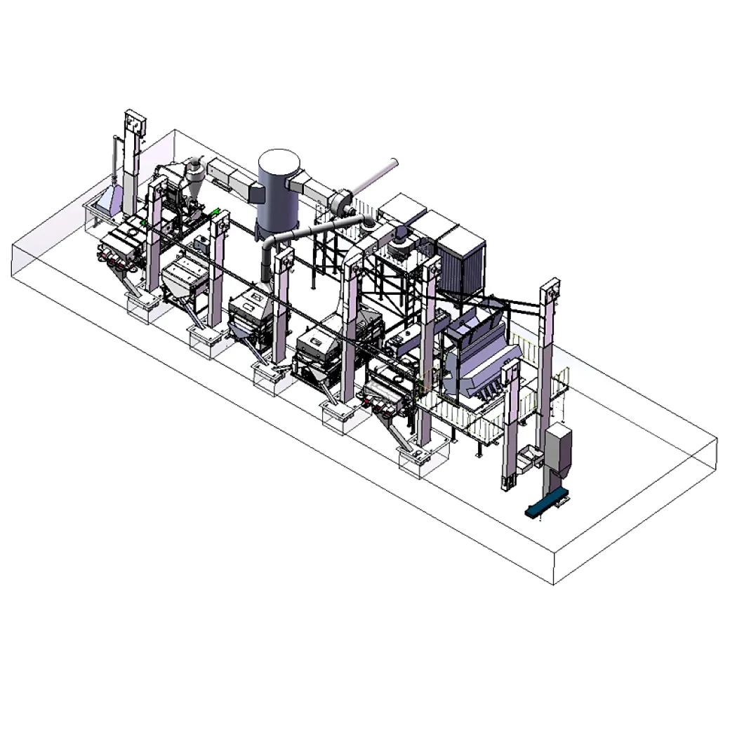 Beans and Pulses Cleaning Processing Plant