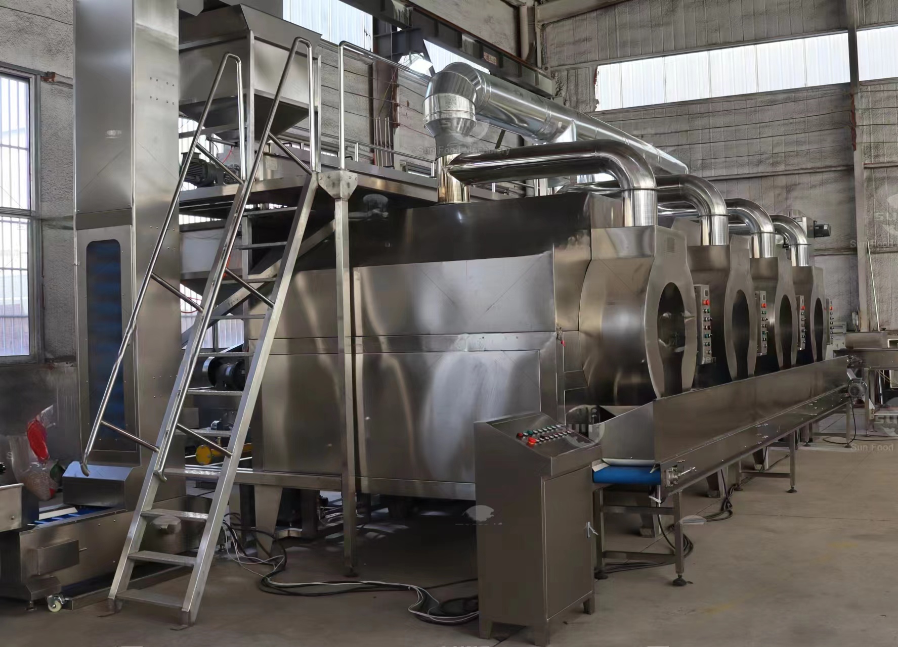 Sesame peeling production line installation and commissioning completed-Beibu Machinery Sesame peeling production line installation and commissioning completed-Beibu Machinery