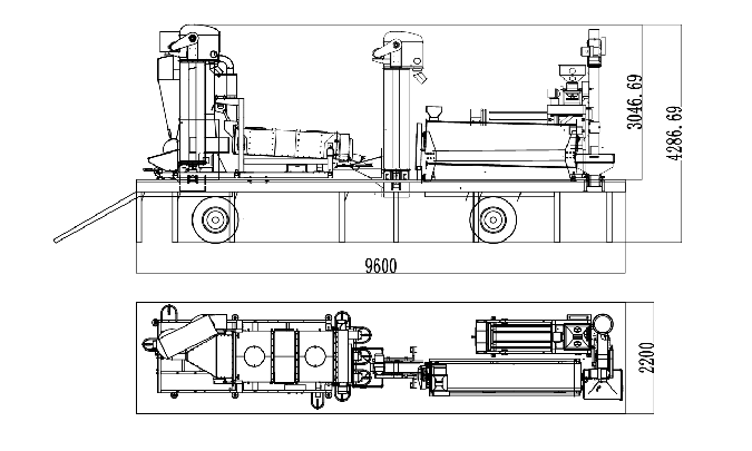 seed processing line in trailer seed processing line in trailer