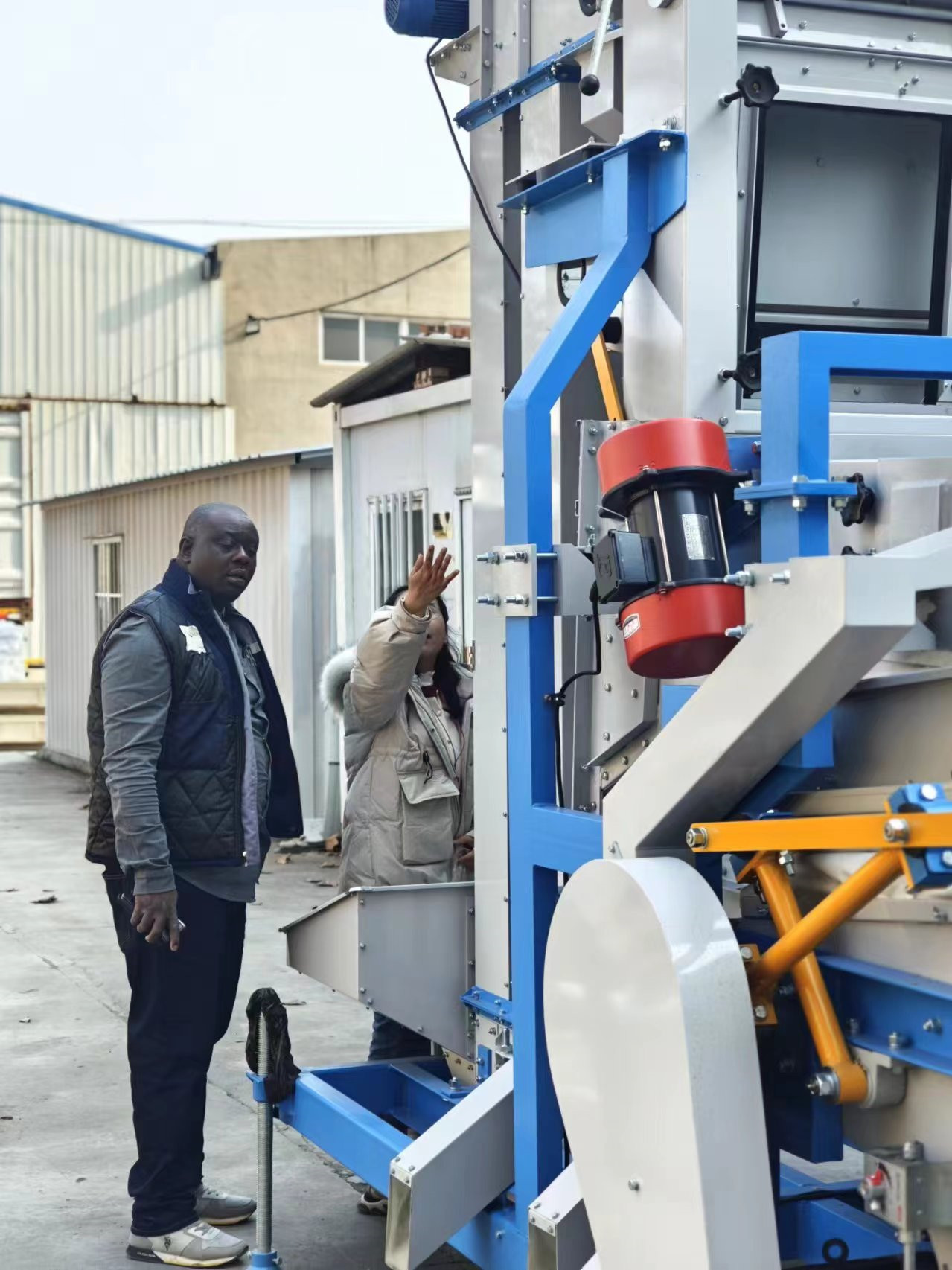 Welcome Client's visiting for Sesame Cleaning Machine-Hebei Beibu Machinery Technology Co.,LTD Welcome Client's visiting for Sesame Cleaning Machine-Hebei Beibu Machinery Technology Co.,LTD