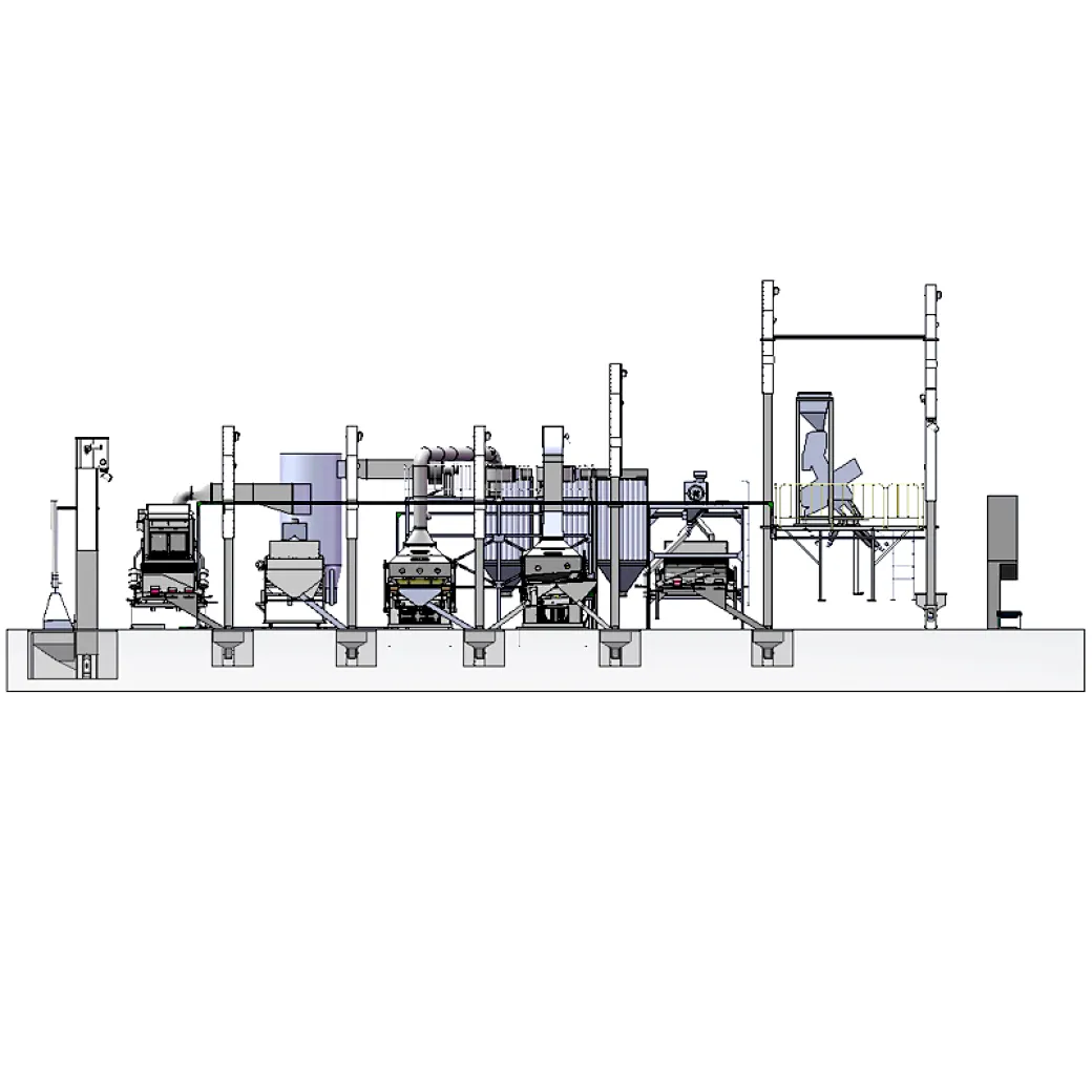 Beans and Pulses Cleaning Processing Plant