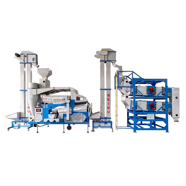 PLC Auto Cleaner With Gravity Table & Vibration Grader