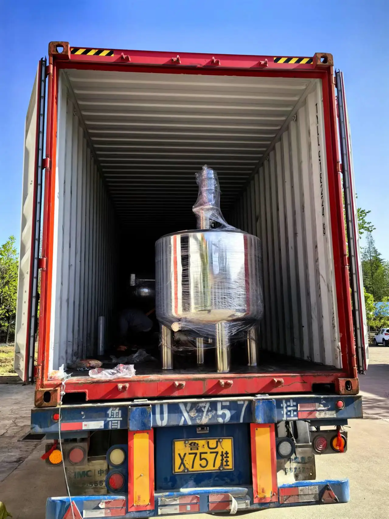 Sesame peeling production line delivery-Beibu Machinery