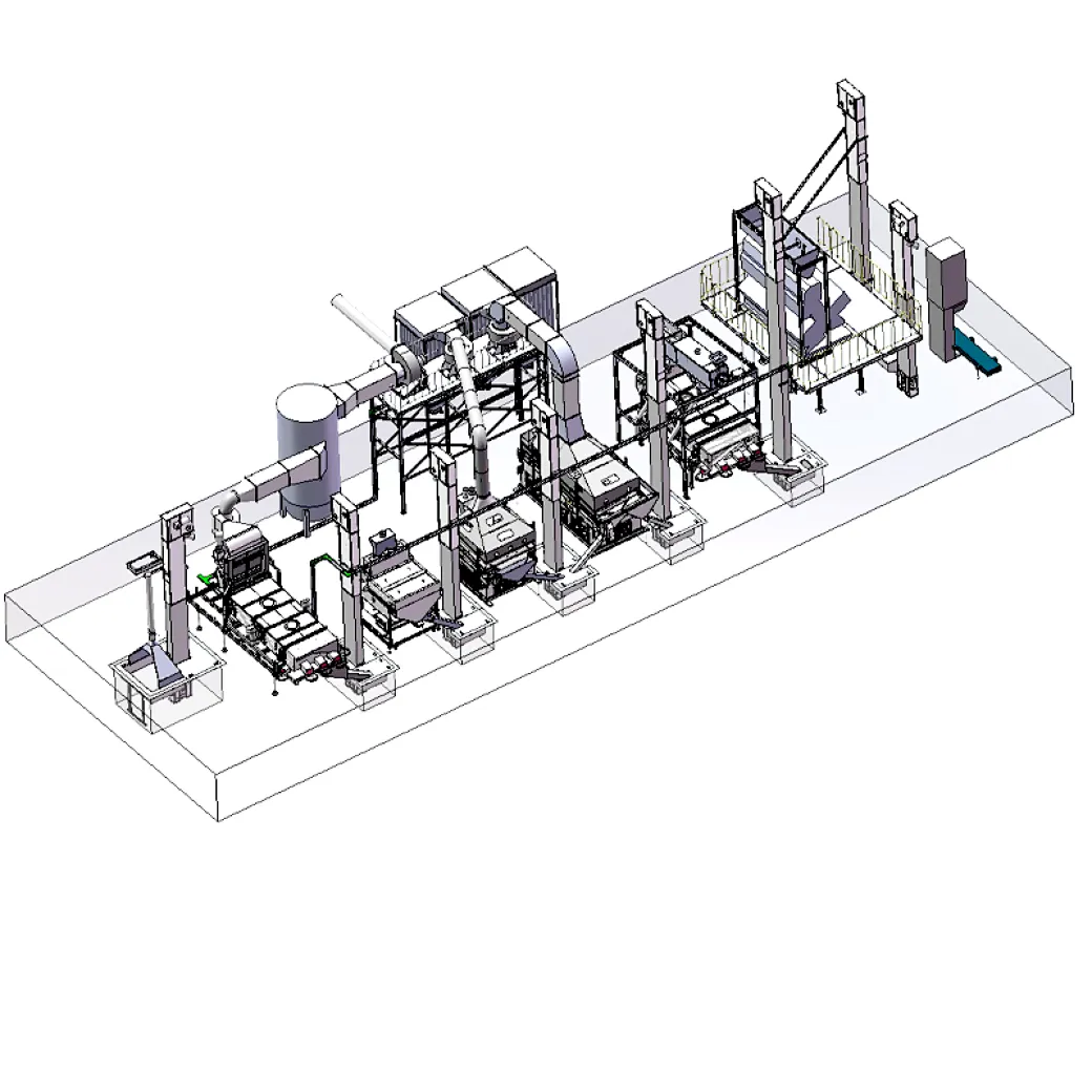 Beans and Pulses Cleaning Processing Plant