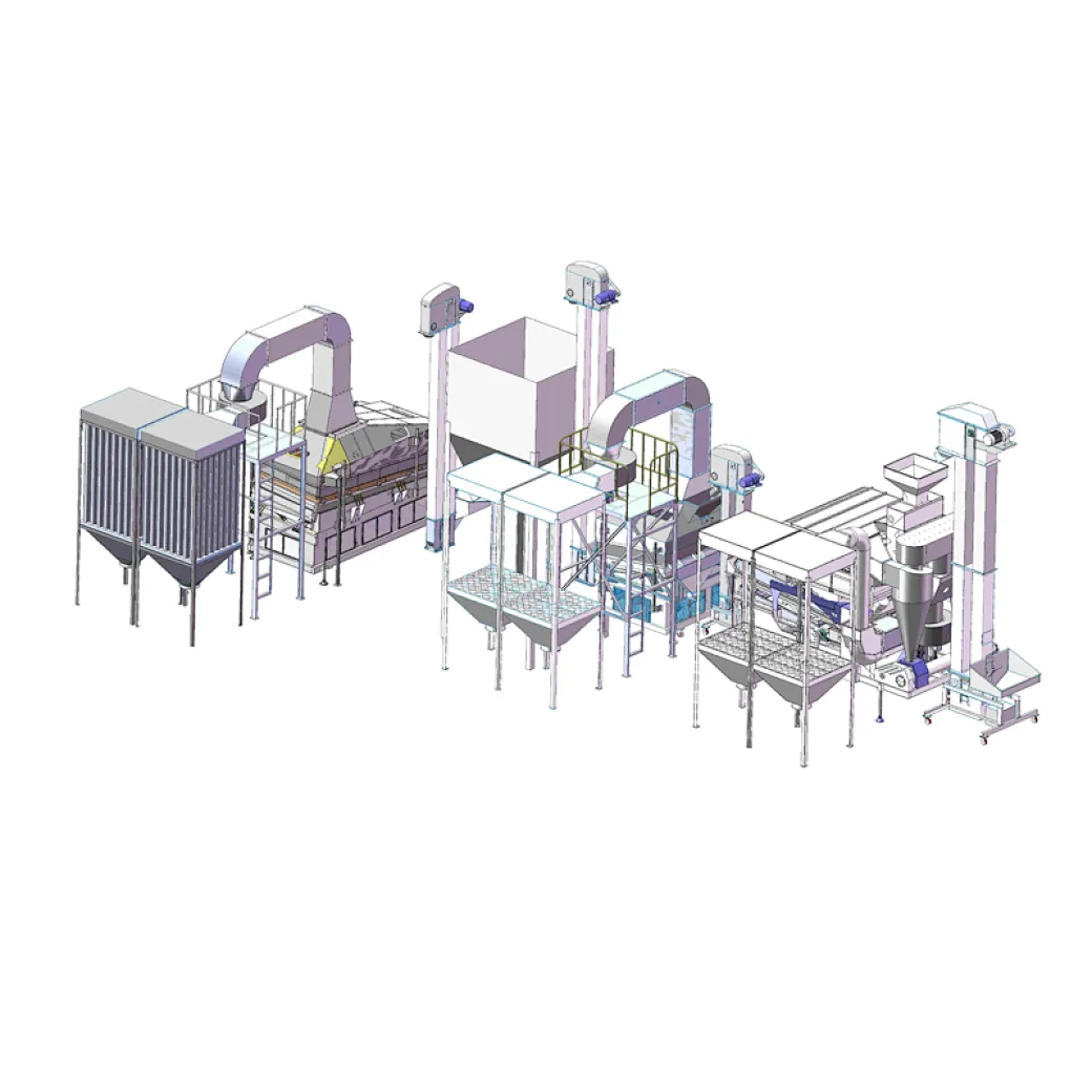 Grains Cleaning Processing Line